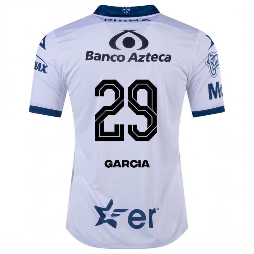 Gyermek Emiliano García #29 Fehér Hazai Jersey 2023/24 Mez Póló Ing