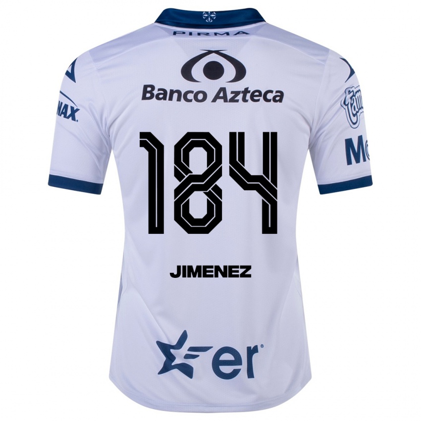 Gyermek Leonardo Jiménez #184 Fehér Hazai Jersey 2023/24 Mez Póló Ing