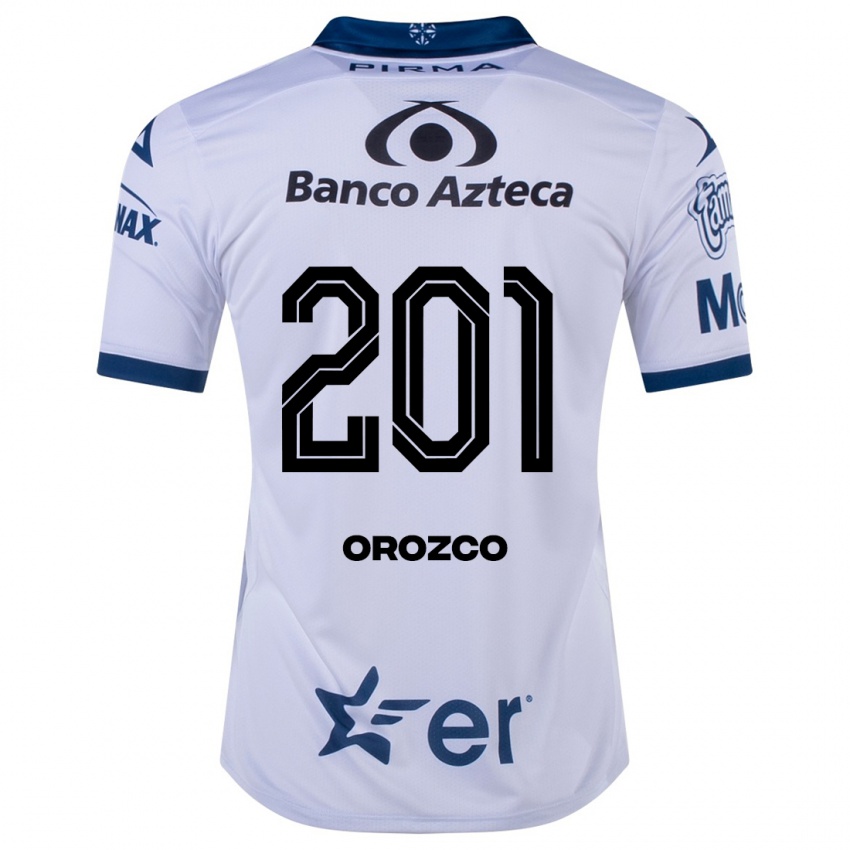 Gyermek Fabrizzio Orozco #201 Fehér Hazai Jersey 2023/24 Mez Póló Ing