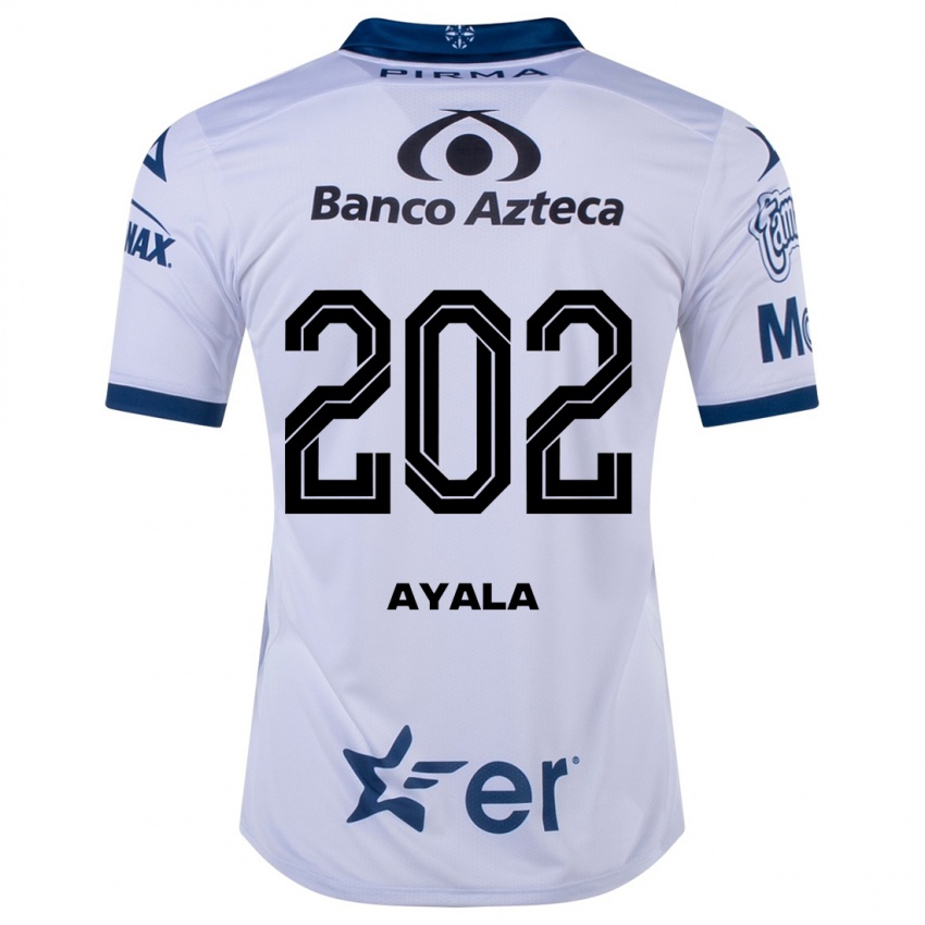 Gyermek Diego Ayala #202 Fehér Hazai Jersey 2023/24 Mez Póló Ing