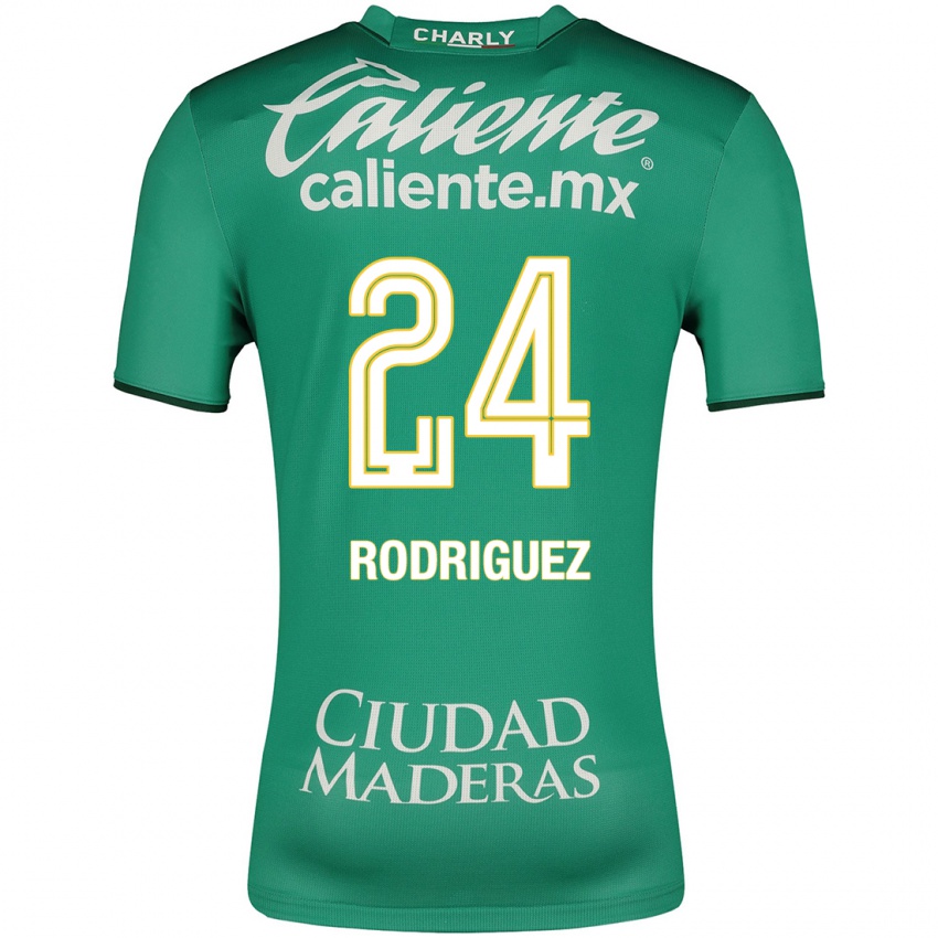 Gyermek Osvaldo Rodríguez #24 Zöld Hazai Jersey 2023/24 Mez Póló Ing