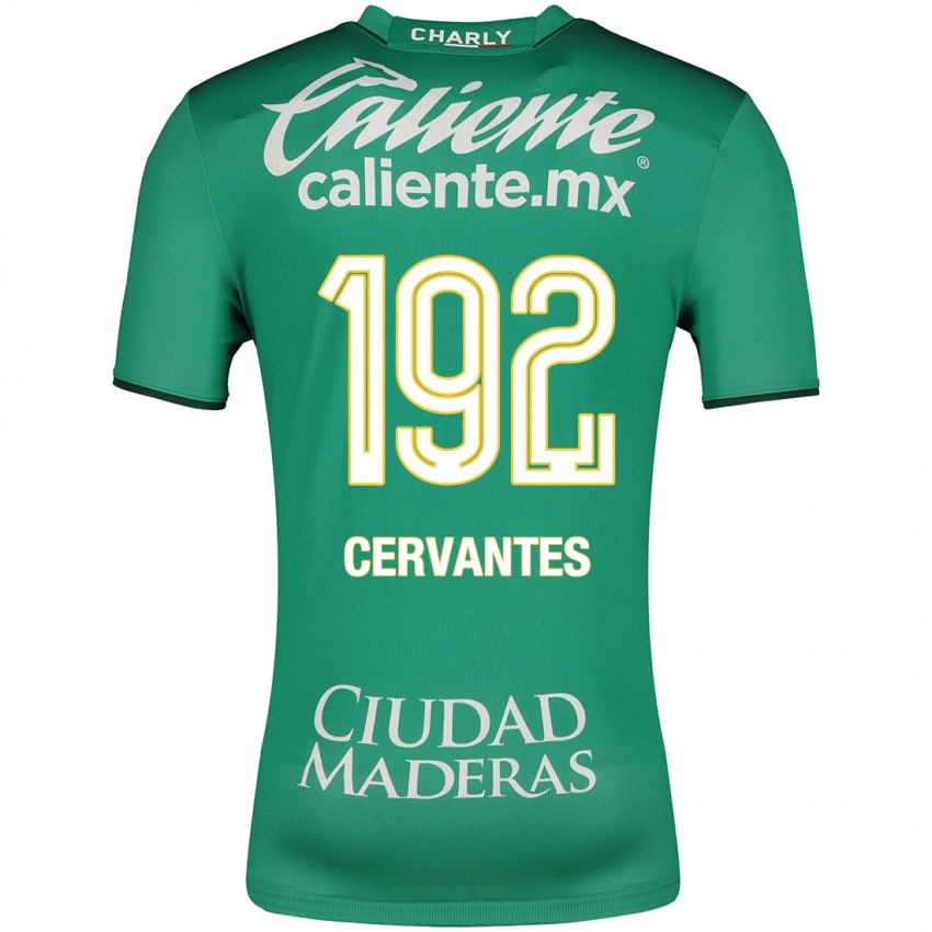 Gyermek Luis Cervantes #192 Zöld Hazai Jersey 2023/24 Mez Póló Ing