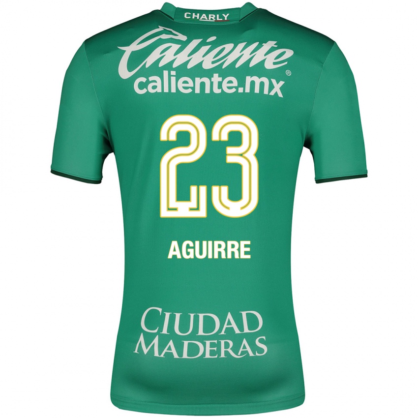 Gyermek Zoe Aguirre #23 Zöld Hazai Jersey 2023/24 Mez Póló Ing