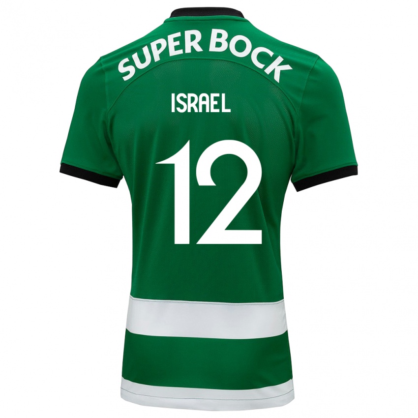 Gyermek Franco Israel #12 Zöld Hazai Jersey 2023/24 Mez Póló Ing