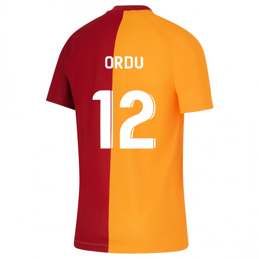 Gyermek Atakan Ordu #12 Narancs Hazai Jersey 2023/24 Mez Póló Ing