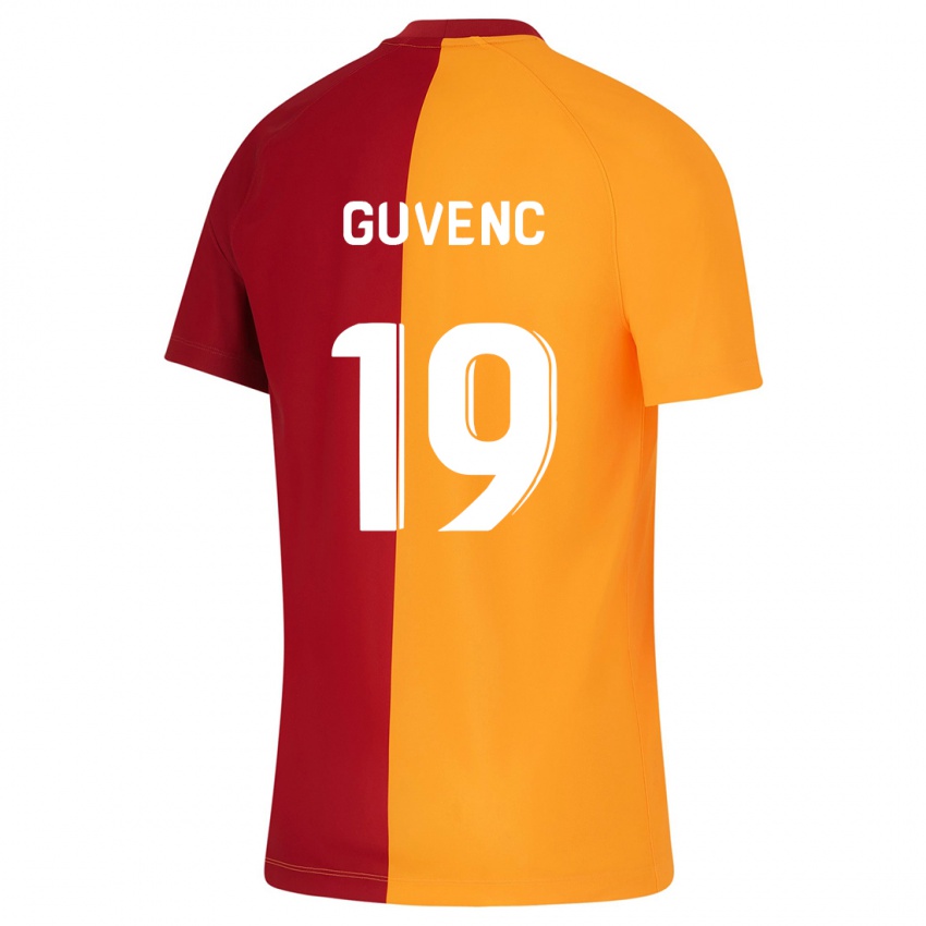 Gyermek Günay Güvenç #19 Narancs Hazai Jersey 2023/24 Mez Póló Ing