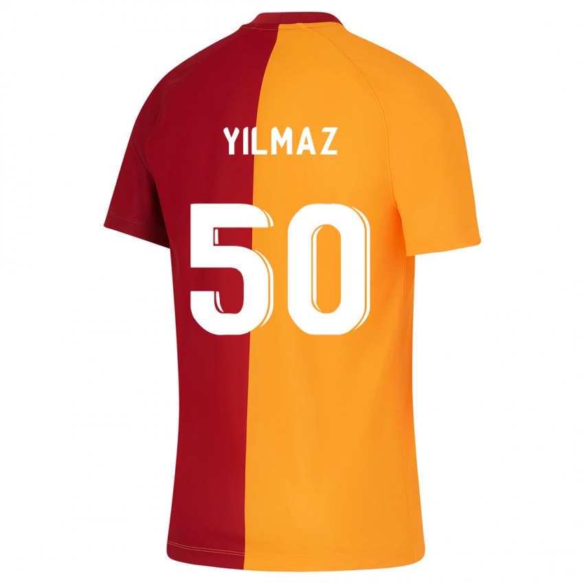 Gyermek Jankat Yılmaz #50 Narancs Hazai Jersey 2023/24 Mez Póló Ing