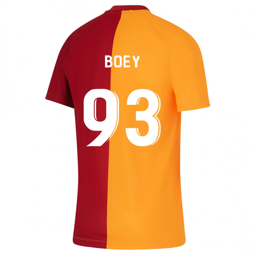 Gyermek Sacha Boey #93 Narancs Hazai Jersey 2023/24 Mez Póló Ing