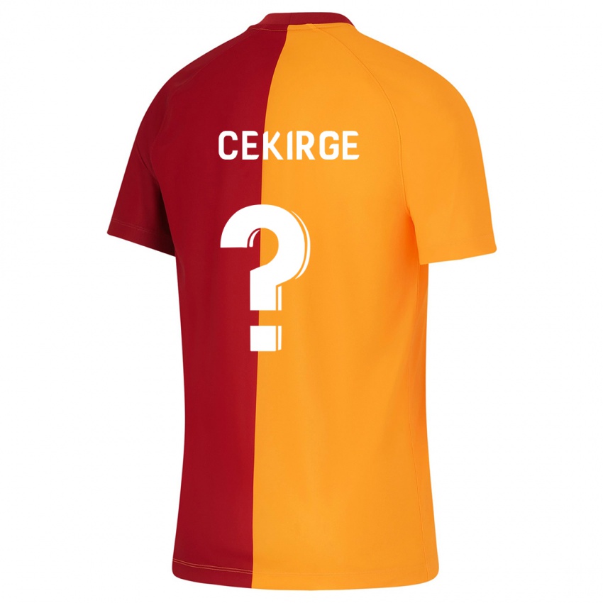 Gyermek Yasin Cekirge #0 Narancs Hazai Jersey 2023/24 Mez Póló Ing