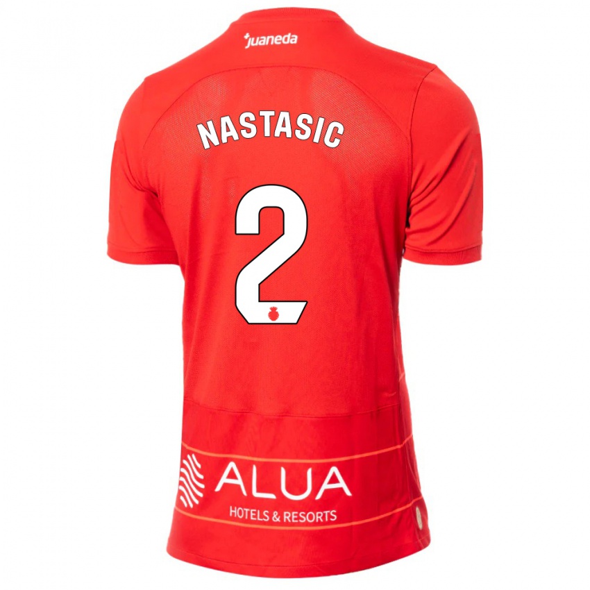 Gyermek Matija Nastasic #2 Piros Hazai Jersey 2023/24 Mez Póló Ing
