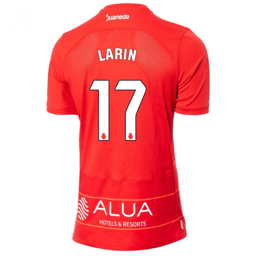 Gyermek Cyle Larin #17 Piros Hazai Jersey 2023/24 Mez Póló Ing