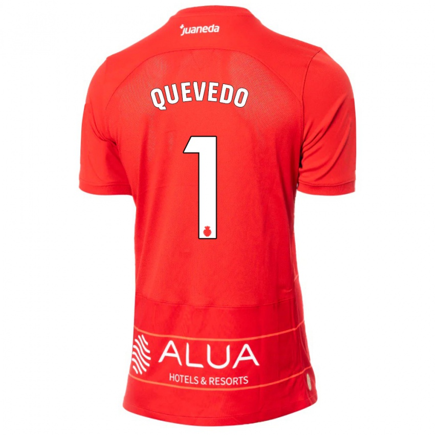 Gyermek Alex Quevedo #1 Piros Hazai Jersey 2023/24 Mez Póló Ing