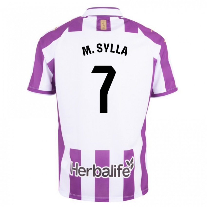 Gyermek Mamadou Sylla #7 Lila Hazai Jersey 2023/24 Mez Póló Ing