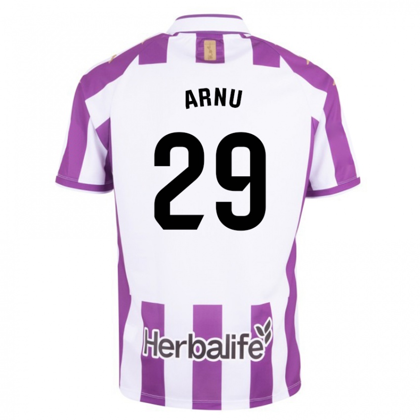 Gyermek Adrián Arnu #29 Lila Hazai Jersey 2023/24 Mez Póló Ing