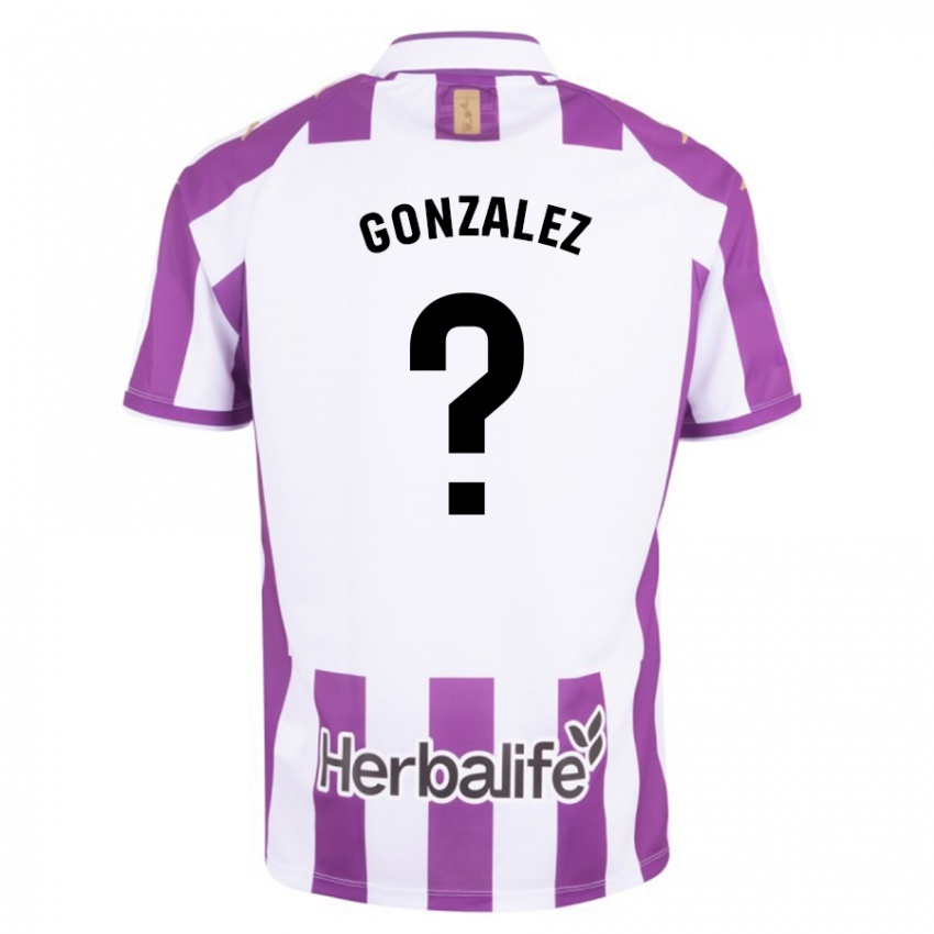 Gyermek Santi González #0 Lila Hazai Jersey 2023/24 Mez Póló Ing