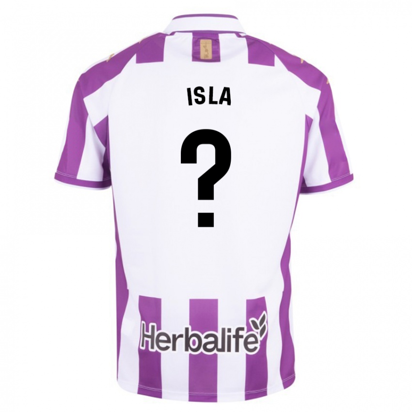 Gyermek Cristian Isla #0 Lila Hazai Jersey 2023/24 Mez Póló Ing