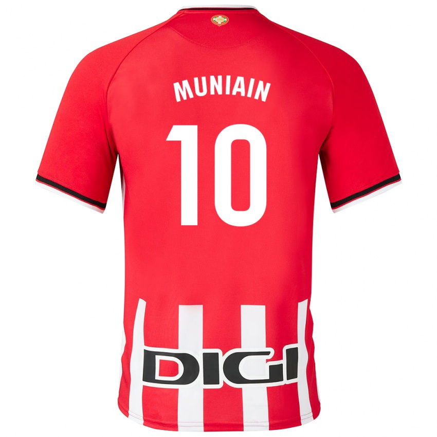 Gyermek Iker Muniain #10 Piros Hazai Jersey 2023/24 Mez Póló Ing