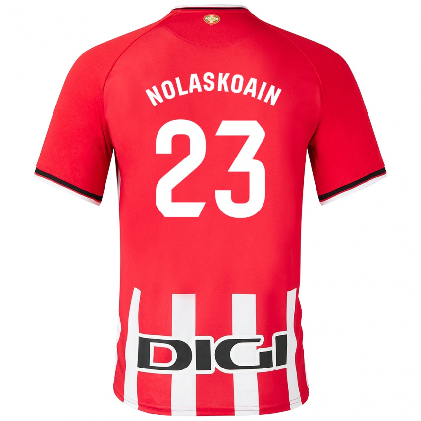 Gyermek Peru Nolaskoain #23 Piros Hazai Jersey 2023/24 Mez Póló Ing