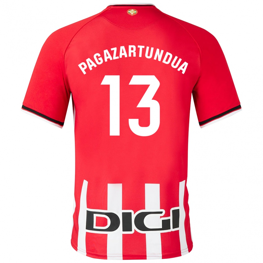 Gyermek Iker Pagazartundua #13 Piros Hazai Jersey 2023/24 Mez Póló Ing