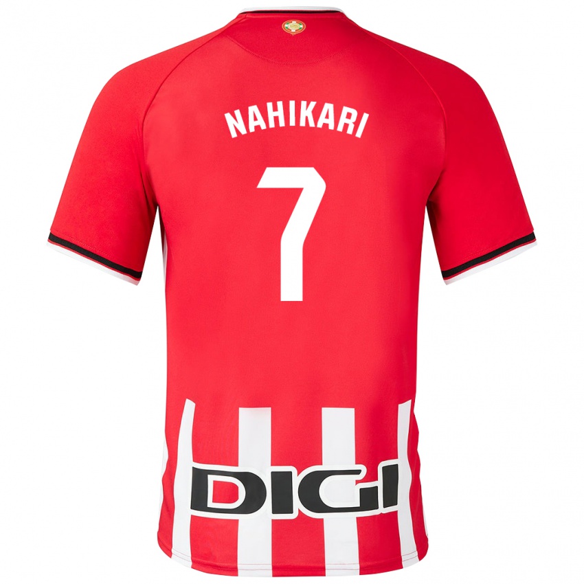 Gyermek Nahikari Garcia Perez #7 Piros Hazai Jersey 2023/24 Mez Póló Ing