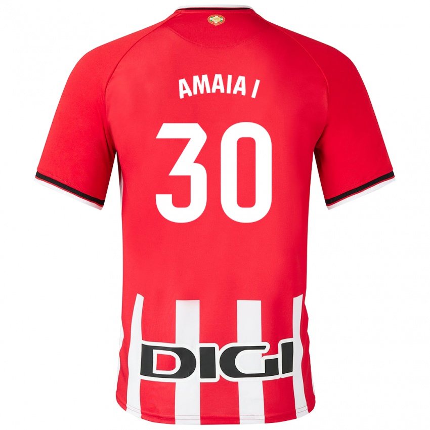 Gyermek Amaia Iribarren Arteta #30 Piros Hazai Jersey 2023/24 Mez Póló Ing