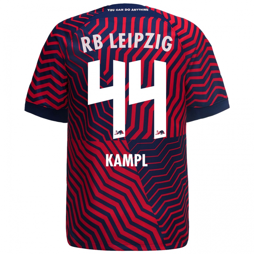 Gyermek Kevin Kampl #44 Kék Piros Idegenbeli Jersey 2023/24 Mez Póló Ing