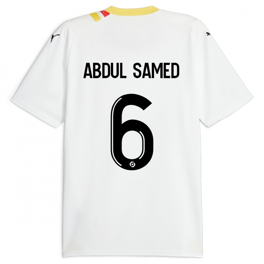 Gyermek Salis Abdul Samed #6 Fekete Idegenbeli Jersey 2023/24 Mez Póló Ing