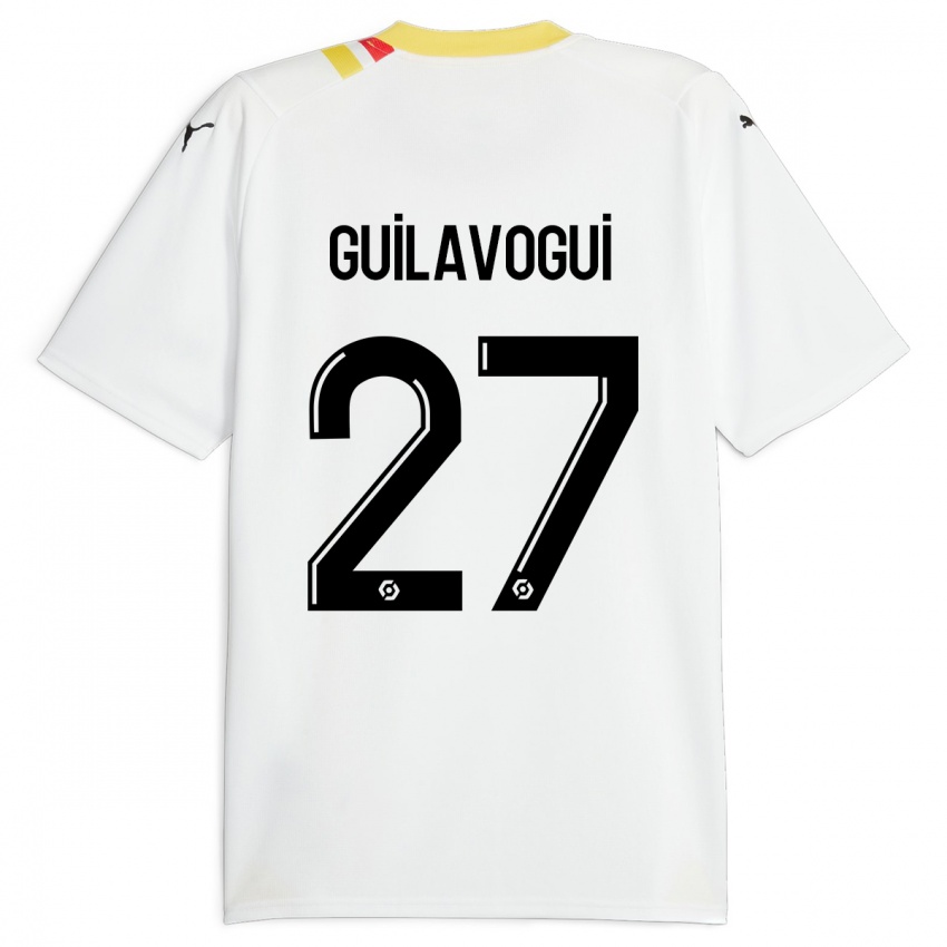 Gyermek Morgan Guilavogui #27 Fekete Idegenbeli Jersey 2023/24 Mez Póló Ing