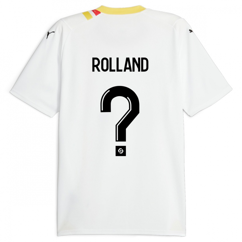 Gyermek Paul Rolland #0 Fekete Idegenbeli Jersey 2023/24 Mez Póló Ing