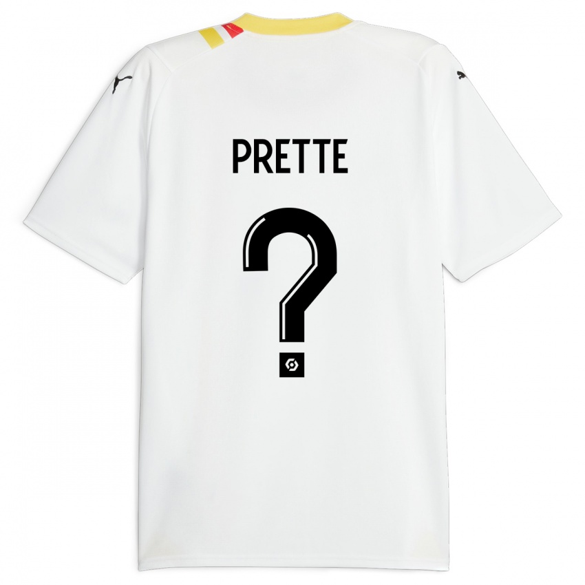 Gyermek Andréa Prette #0 Fekete Idegenbeli Jersey 2023/24 Mez Póló Ing