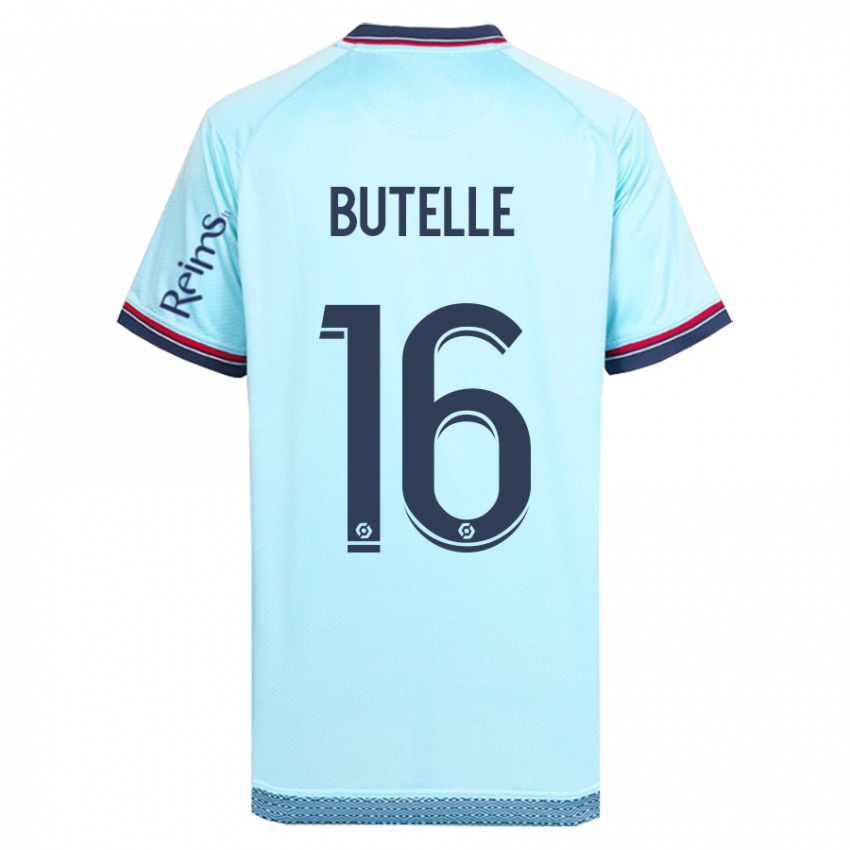 Gyermek Ludovic Butelle #16 Égszínkék Idegenbeli Jersey 2023/24 Mez Póló Ing