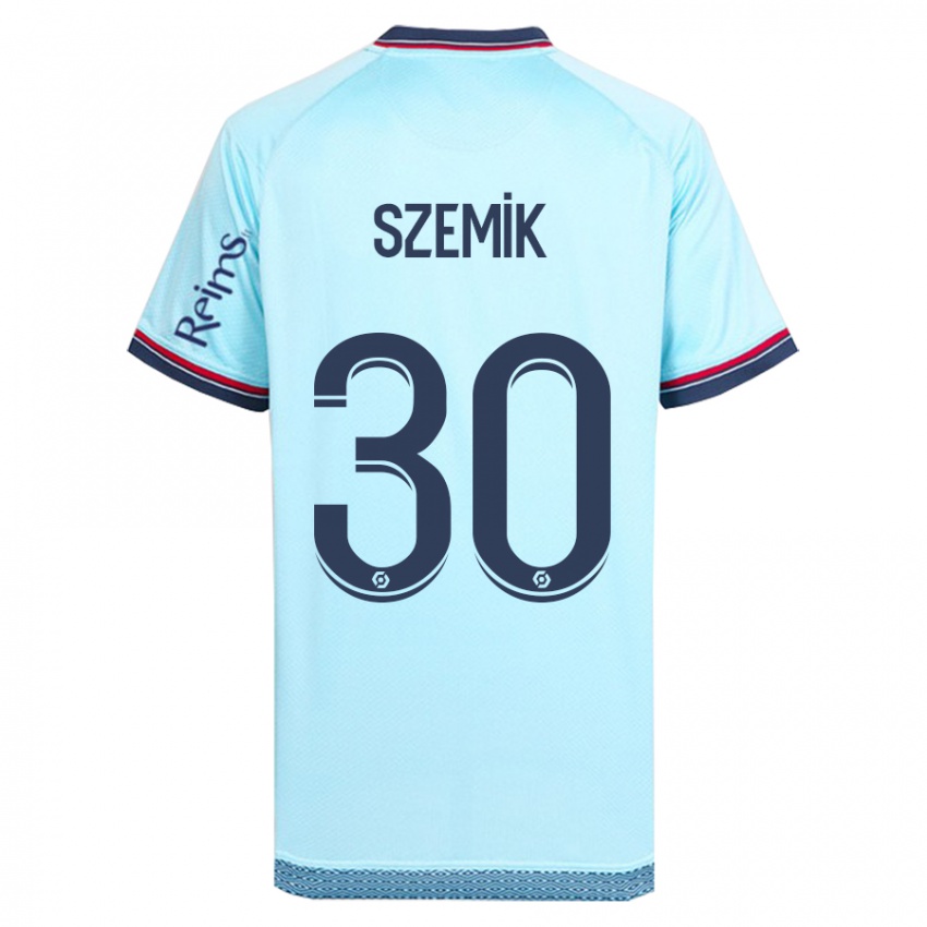 Gyermek Kinga Szemik #30 Égszínkék Idegenbeli Jersey 2023/24 Mez Póló Ing