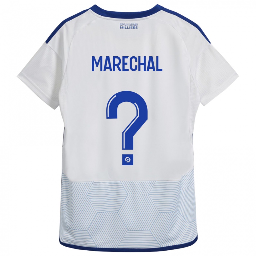 Gyermek Max Marechal #0 Fehér Idegenbeli Jersey 2023/24 Mez Póló Ing