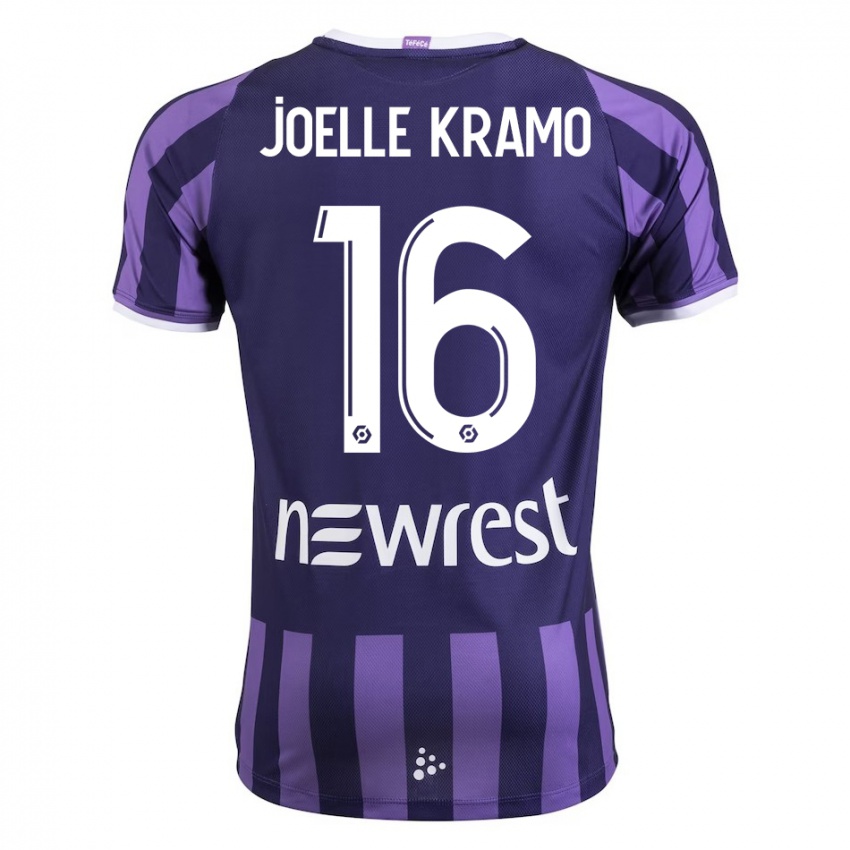 Gyermek Marie Joelle Kramo #16 Lila Idegenbeli Jersey 2023/24 Mez Póló Ing