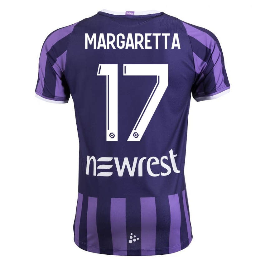 Gyermek Jessica Margaretta #17 Lila Idegenbeli Jersey 2023/24 Mez Póló Ing