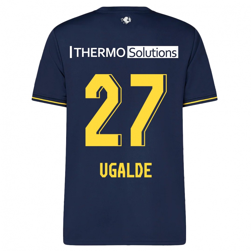 Gyermek Manfred Ugalde #27 Haditengerészet Idegenbeli Jersey 2023/24 Mez Póló Ing