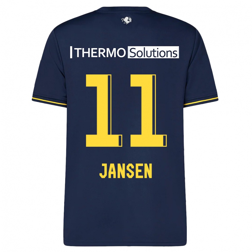 Gyermek Renate Jansen #11 Haditengerészet Idegenbeli Jersey 2023/24 Mez Póló Ing