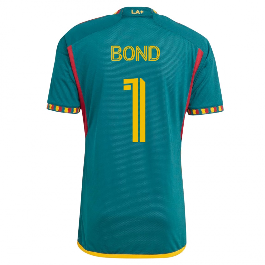 Gyermek Jonathan Bond #1 Zöld Idegenbeli Jersey 2023/24 Mez Póló Ing