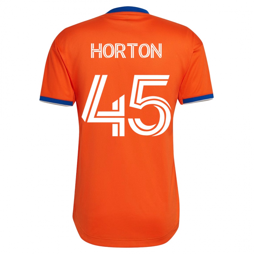 Gyermek Philip Horton #45 Fehér Idegenbeli Jersey 2023/24 Mez Póló Ing