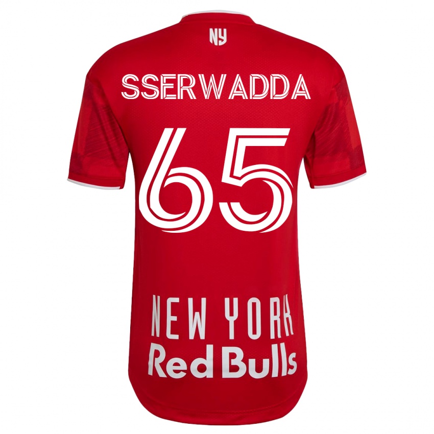 Gyermek Steven Sserwadda #65 Bézs-Arany Idegenbeli Jersey 2023/24 Mez Póló Ing