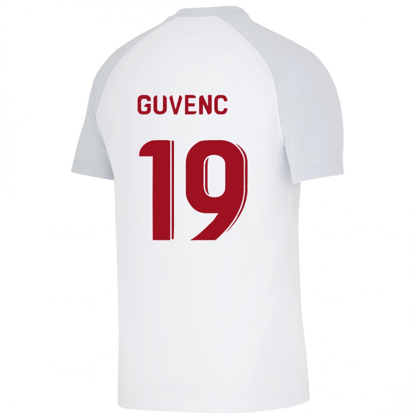 Gyermek Günay Güvenç #19 Fehér Idegenbeli Jersey 2023/24 Mez Póló Ing