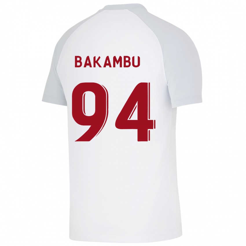 Gyermek Cedric Bakambu #94 Fehér Idegenbeli Jersey 2023/24 Mez Póló Ing