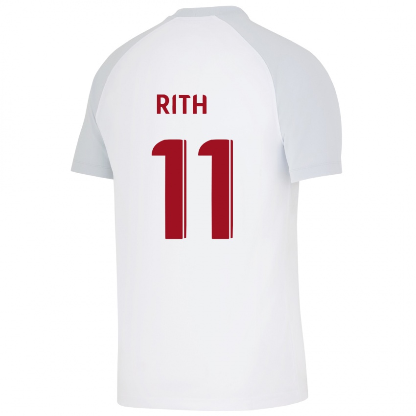 Gyermek Monique Rith #11 Fehér Idegenbeli Jersey 2023/24 Mez Póló Ing