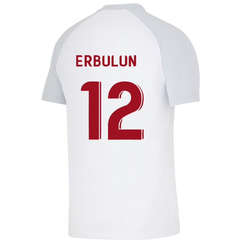 Gyermek Helin Erbulun #12 Fehér Idegenbeli Jersey 2023/24 Mez Póló Ing