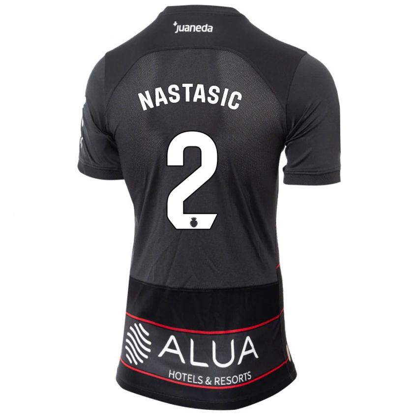 Gyermek Matija Nastasic #2 Fekete Idegenbeli Jersey 2023/24 Mez Póló Ing