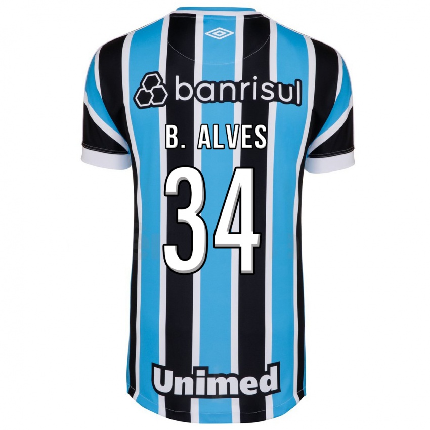 Férfi Bruno Alves #34 Kék Hazai Jersey 2023/24 Mez Póló Ing