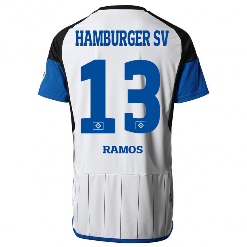 Férfi Guilherme Ramos #13 Fehér Hazai Jersey 2023/24 Mez Póló Ing