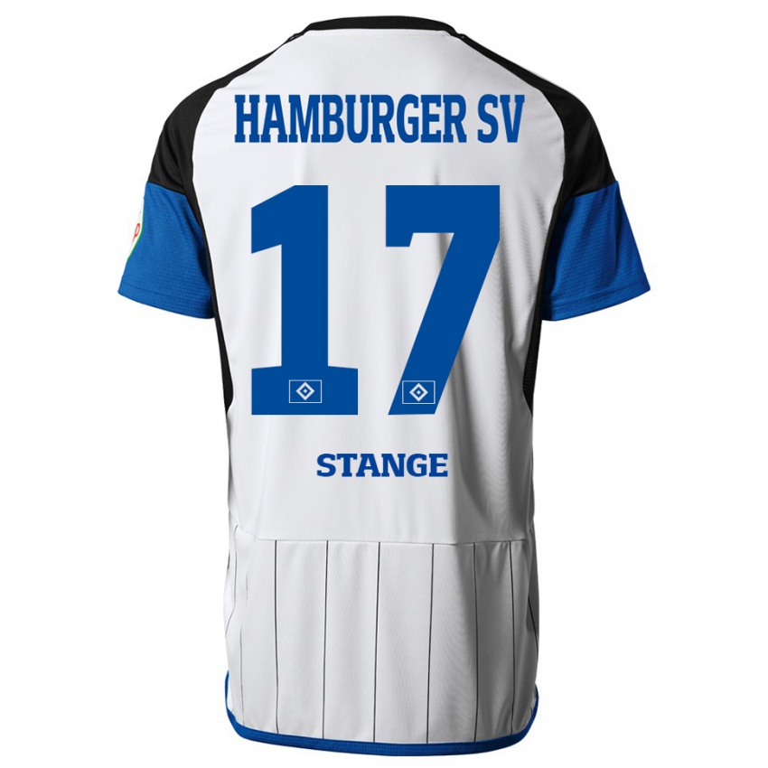 Férfi Otto Stange #17 Fehér Hazai Jersey 2023/24 Mez Póló Ing