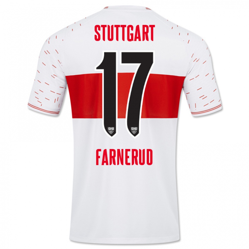 Férfi Colin Farnerud #17 Fehér Hazai Jersey 2023/24 Mez Póló Ing