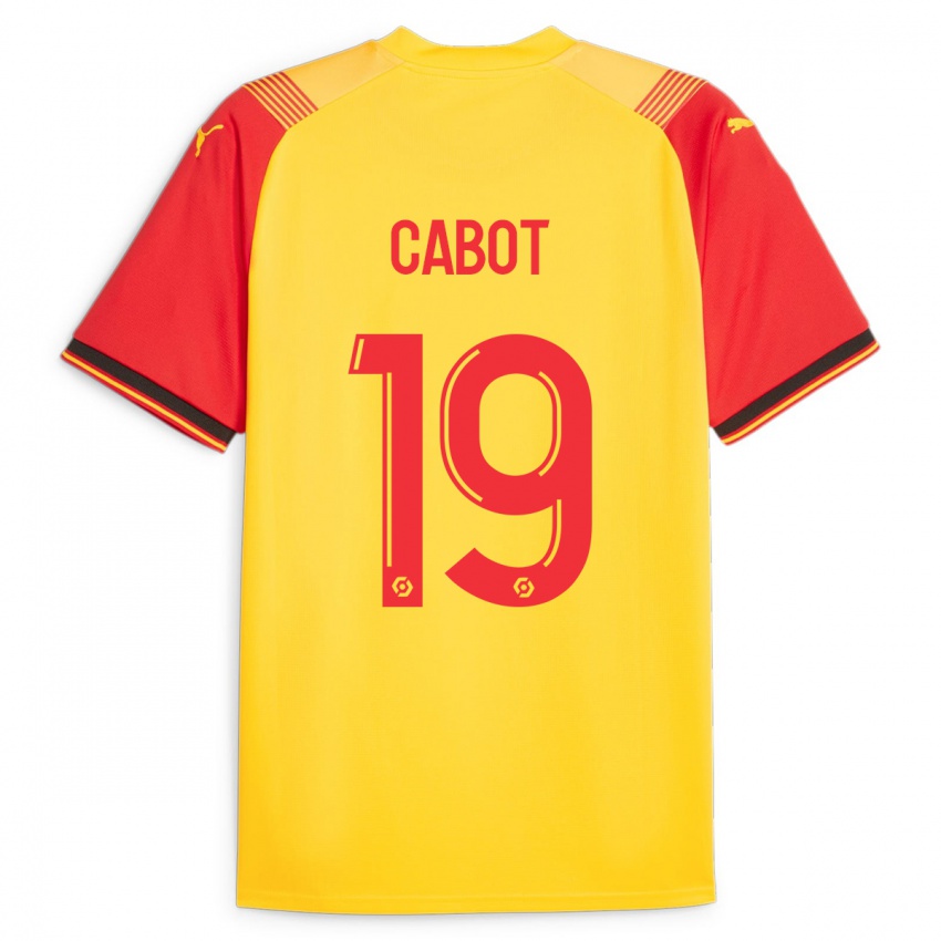Férfi Jimmy Cabot #19 Sárga Hazai Jersey 2023/24 Mez Póló Ing